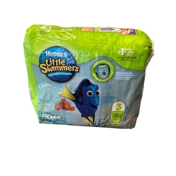 Huggies Little Swimmers 16-26 Lb Finding Nemo 20 Disposable Swimpant - Picture 2 of 3